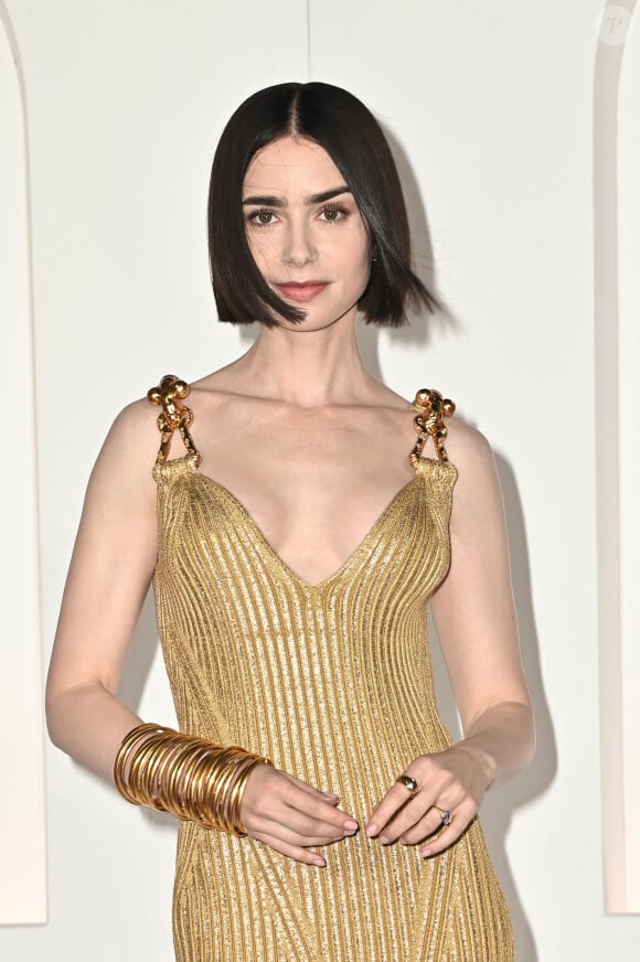 Lily Collins - Première de la quatrième saison de la série '"Emily In Paris" à Rome le 10 septembre 2024. 