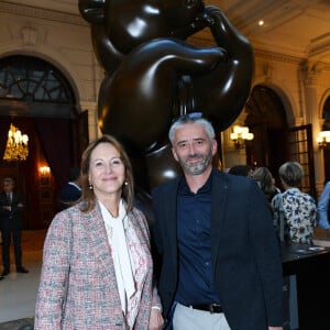 Exclusif - Ségolène Royal et Guillaume Bassompierre à l'exposition "Douceur animale" de Michel Bassompierre à l'InterContinental Paris - Le Grand le 17 septembre 2024. © Rachid Bellak / Bestimage 