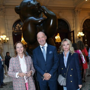 Exclusif - Ségolène Royal, Christophe Laure, directeur général InterContinental Paris - Le Grand, Anne Marivin à l'exposition "Douceur animale" de Michel Bassompierre à l'InterContinental Paris - Le Grand le 17 septembre 2024. © Rachid Bellak / Bestimage 