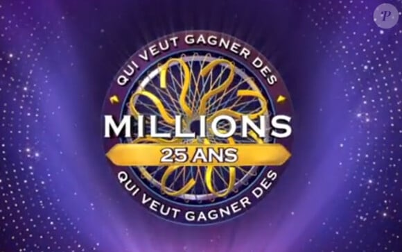 Marie est toujours, à ce jour, la plus grande gagnante de l'histoire de "Qui veut gagner des millions ?" sur TF1
Logo des 25 ans de "Qui veut gagner des millions ?"