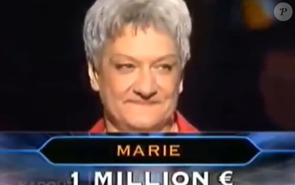 Marie, seule gagnante du million d'euros dans "Qui veut gagner des millions ?", est décédée neuf ans après sa participation au jeu de TF1
Marie sur le plateau de "Qui veut gagner des millions ?"