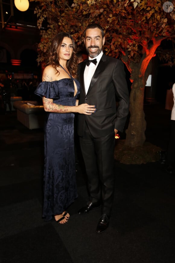 Robert Pires et Jessica Lemarie - Soirée de gala "Chain of Hope" à Londres le 16 novembre 2018.