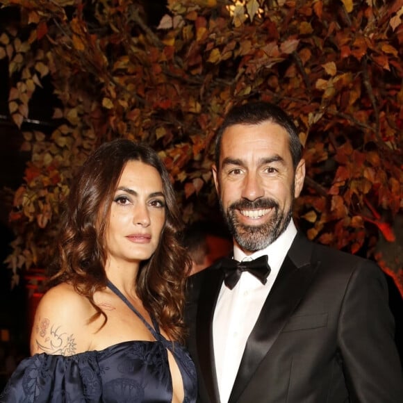 Robert Pires et Jessica Lemarie - Soirée de gala "Chain of Hope" à Londres le 16 novembre 2018.