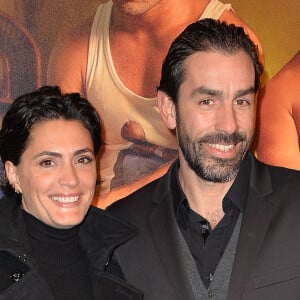 Robert Pires et Jessica Lemarie - Avant première du film "Pattaya" au Gaumont Opéra à Paris le 15 février 2016. © Veeren/Bestimage