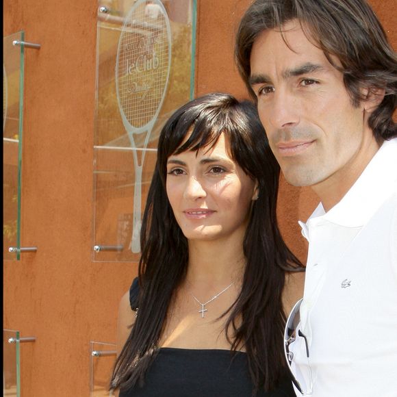 ROBERT PIRES ET JESSICA LE MARIE - TOURNOI DE ROLAND GARROS 2009 - INTERNATIONAUX DE FRANCE - JOURNEE DU MERCREDI 3 JUIN  