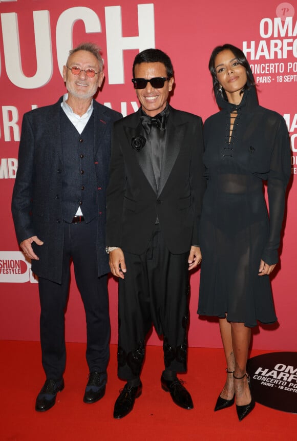 Michael Jones, Omar Harfouch et Shy'm au photocall du "concerto pour la paix" de Omar Harfouch au Théâtre des Champs-Elysées à Paris le 18 septembre 2024. © Coadic Guirec / Bestimage 