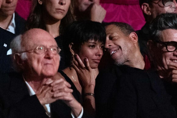 JoeyStarr et sa nouvelle compagne Pauline Latchoumanin au "concerto pour la paix" de Omar Harfouch au théâtre des Champs-Elysées le 18 septembre 2024. © Peruseau / Tribeca / Bestimage