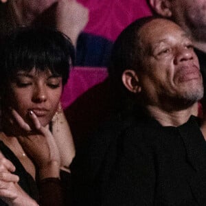 JoeyStarr et sa nouvelle compagne Pauline Latchoumanin au "concerto pour la paix" de Omar Harfouch au théâtre des Champs-Elysées le 18 septembre 2024. © Peruseau / Tribeca / Bestimage