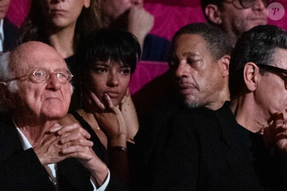 JoeyStarr et sa nouvelle compagne Pauline Latchoumanin au "concerto pour la paix" de Omar Harfouch au théâtre des Champs-Elysées le 18 septembre 2024. © Peruseau / Tribeca / Bestimage