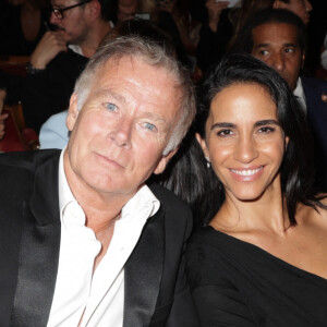 Franck Dubosc et sa femme Danièle - Personnalités au "concerto pour la paix" de Omar Harfouch au théâtre des Champs-Elysées à Paris le 18 septembre 2024. © Perusseau / Tribeca / Bestimage 