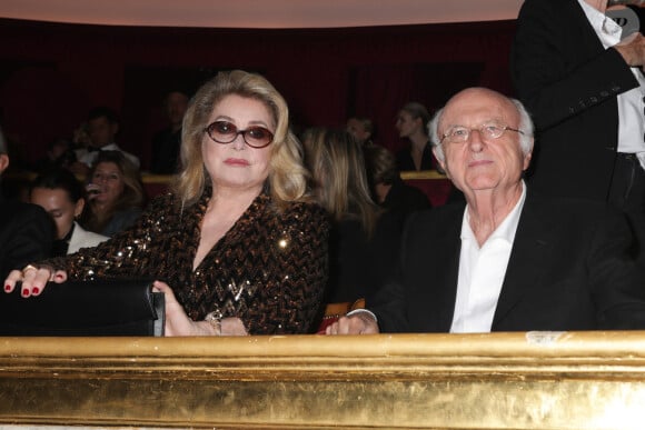 Catherine Deneuve, Vladimir Cosma - Personnalités au "concerto pour la paix" de Omar Harfouch au théâtre des Champs-Elysées à Paris le 18 septembre 2024. © Perusseau / Tribeca / Bestimage 