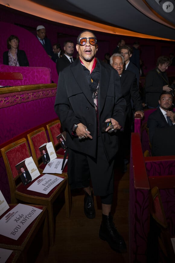 JoeyStarr - Personnalités au "concerto pour la paix" de Omar Harfouch au théâtre des Champs-Elysées à Paris le 18 septembre 2024. © Perusseau / Tribeca / Bestimage 