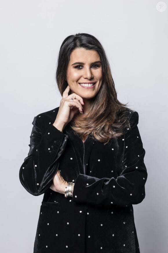 Karine Ferri - Studio - Enregistrement de l'émission "La chanson secrète", présentée par N.Aliagas et diffusée le 29 décembre sur TF1 © Guillaume Gaffiot-Cyril Moreau / Bestimage 