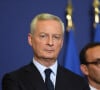 Antoine Armand, âgé de 33 ans, est député de Haute-Savoie depuis 2022
Bruno Le Maire, ancien ministre de l'économie lors de la cérémonie de passation de pouvoir au ministère de l'économie à Paris. © Lionel Urman / Panoramic / Bestimage 