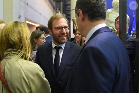 Antoine Armand, Ministre de l’Économie, des Finances et de la Souveraineté industrielle et numérique lors de la cérémonie de passation de pouvoir au ministère de l'économie. © Lionel Urman / Panoramic / Bestimage 