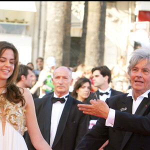 Alain Delon et sa fille Anouchka à Cannes (archive)