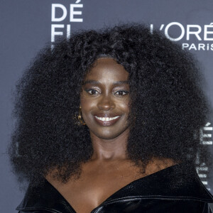 AÏssa Maīga au photocall du défilé "Walk Your Worth" de L'Oréal devant l'Opéra Garnier lors de la fashion week PAP femme printemps/été 2025 à Paris le 23 septembre 2024. © Olivier Borde / Bestimage 