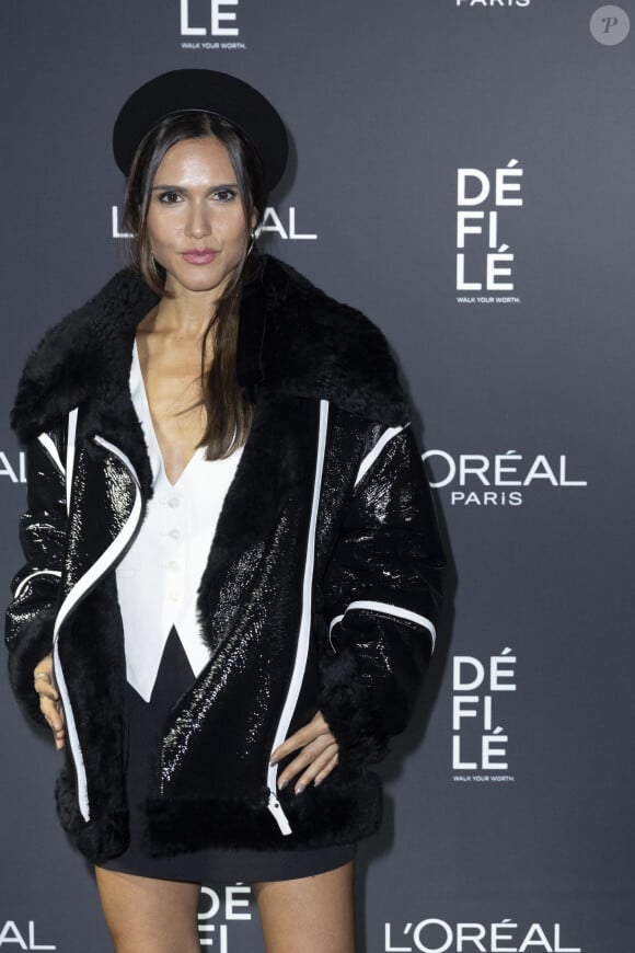 L'événement a été diffusé en direct sur Instagram et le site de L'Oréal Paris
Joyce Jonathan au photocall du défilé "Walk Your Worth" de L'Oréal devant l'Opéra Garnier lors de la fashion week PAP femme printemps/été 2025 à Paris le 23 septembre 2024. © Olivier Borde / Bestimage 