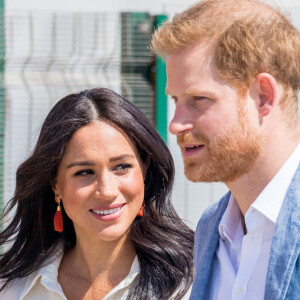 Photos d'archives : le prince Harry et son épouse Meghan Markle.