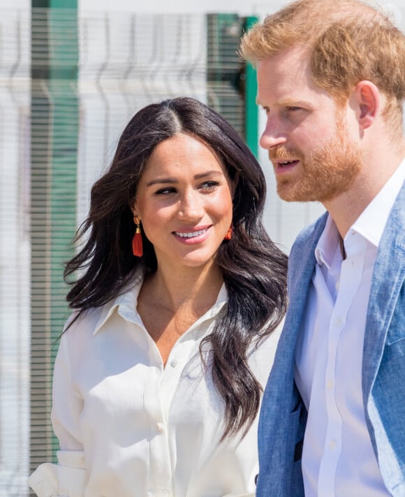 Photos d'archives : le prince Harry et son épouse Meghan Markle.