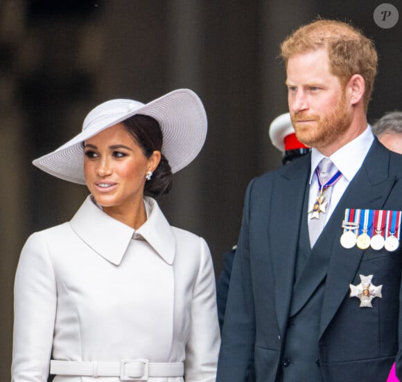 Photos d'archives : le prince Harry et son épouse Meghan Markle.