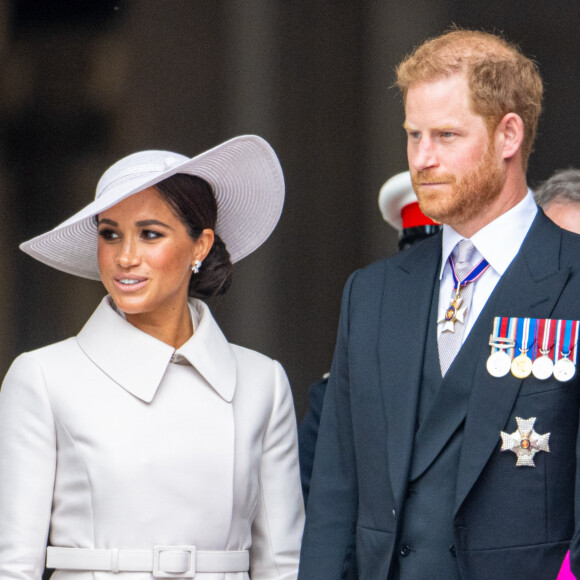 Photos d'archives : le prince Harry et son épouse Meghan Markle.