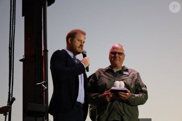 Malgré son emploi surchargé, l'ancien militaire n'a pas manqué d'échanger avec son adorable clan.
Le prince Harry, duc de Sussex, participe au One805 Live à Summerland, Californie, Etats-Unis, le 20 septembre 2024. © Amy Katz/ZUMA Press Wire/Bestimage 