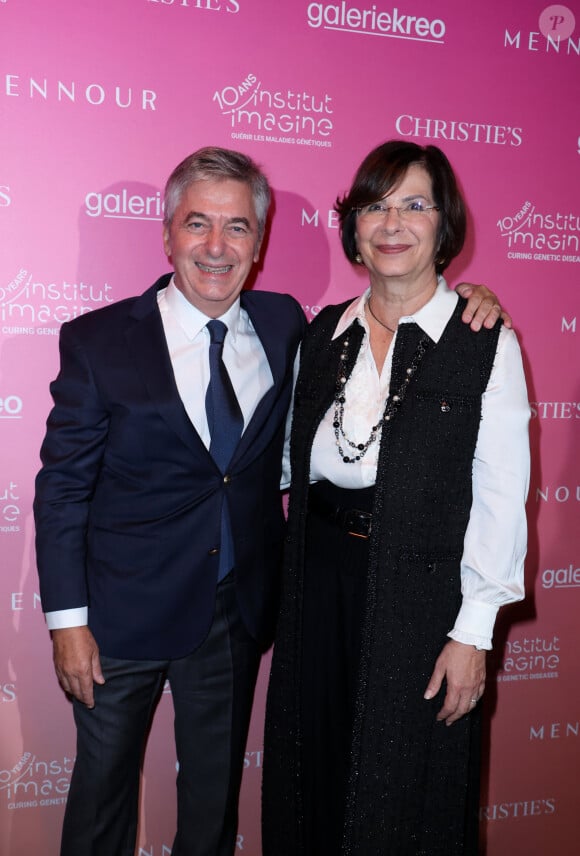 Stanislas Lyonnet, guest - Soirée de gala "Heroes for Imagine" qui a permis de récolter dix millions d'euros au profit de la recherche contre les maladies génétiques à Paris le 23 septembre 2024. Depuis sa création en 2015, ce gala organisé tous les deux ans au coeur de l'Institut, propose à la vente des oeuvres et des moments d'exception uniques pour soutenir les chercheurs et médecins de l'Institut Imagine, qui oeuvrent au quotidien pour comprendre et guérir les maladies génétiques. Cette vente caritative est fondamentale pour l'avenir d'Imagine. Elle permet d'accélérer ses grands projets stratégiques, de conforter son attractivité, et de répondre aux besoins de la recherche en termes d'équipements et de technologies de pointe, comme en recrutement de talents. En quatre éditions, HEROES for Imagine a permis de lever plus de 22 millions d'euros. Et 2024 est une année toute particulière pour l'Institut Imagine qui fête ses 10 ans mais aussi la cinquième édition d'Heroes, actuellement en pleine préparation ! "Grâce à Heroes, la recherche sur les maladies génétiques s'accélère, quels que soient les obstacles, au bénéfice des enfants malades et de leurs familles. Avec virtuosité et engagement, les chercheurs et les médecins de l'Institut Imagine, pratiquent la meilleure science d'aujourd'hui pour inventer la meilleure médecine de demain" © Dominique Jacovides / Bestimage 