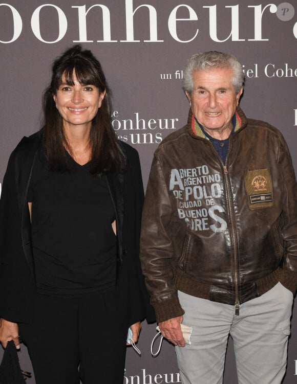 Claude Lelouch et Valérie Perrin - Avant-première du film "Le Bonheur des uns..." au cinéma Pathé Opéra Premier à Paris, le 8 septembre 2020. © Coadic Guirec/Bestimage