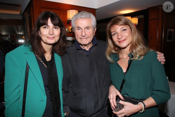 Exclusif - Valérie Perrin,  Claude Lelouch et Ludivine de Chastenet - Cocktail au "Club 13" après la Première du film de Claude Lelouch "L'Amour c'est mieux que la Vie" au Publicis à Paris le 17 janvier 2022 . © Bertrand Rindoff Petroff/Bestimage