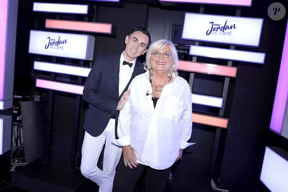 Exclusif - Jordan de Luxe et Catherine Matausch sur le plateau de l'émission "Chez Jordan de Luxe" à Paris le 10 septembre 2024.