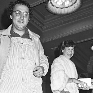 Ils y passaient du bon temps...
Archives - Coluche et Véronique Colucci à Paris.