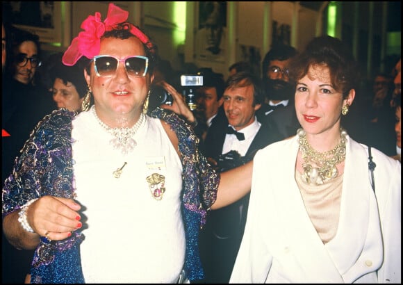 Archives - Coluche et Véronique Colucci au Festival international du film de Cannes.