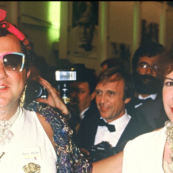 Archives - Coluche et Véronique Colucci au Festival international du film de Cannes.