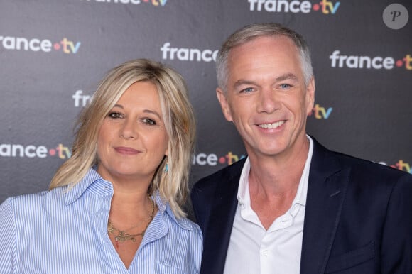 En attendant, la complicité entre Flavie Flament et Julien Arnaud rayonne à l'écran sur "Télématin" !
Flavie Flament, Julien Arnaud assistent à la présentation de presse de France TV le 04 septembre 2024 à Paris, France. Photo par Nasser Berzane/ABACAPRESS.COM