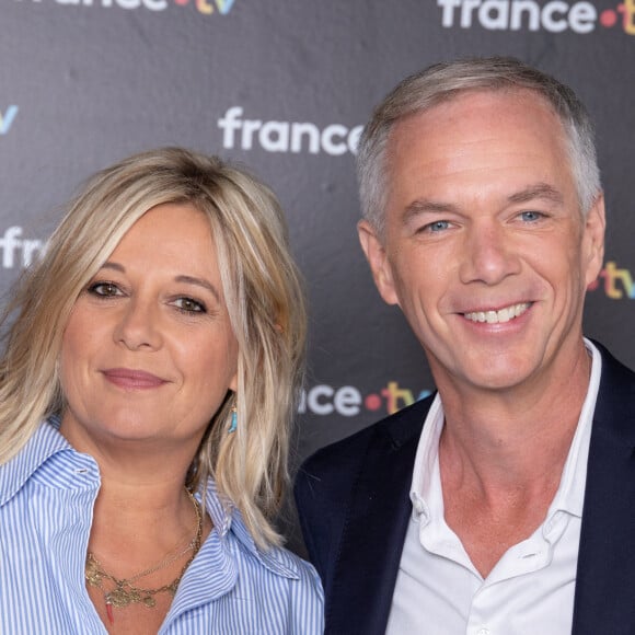 En attendant, la complicité entre Flavie Flament et Julien Arnaud rayonne à l'écran sur "Télématin" !
Flavie Flament, Julien Arnaud assistent à la présentation de presse de France TV le 04 septembre 2024 à Paris, France. Photo par Nasser Berzane/ABACAPRESS.COM