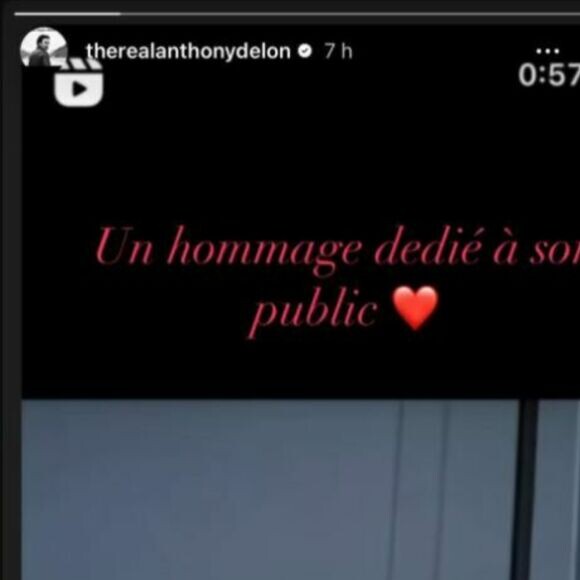 Anthoy Delon, Instagram