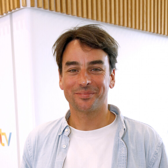 Exclusif - Julian Bugier - Déjeuner dans la loge de France TV lors de la Finale Femmes des Internationaux de France de Tennis de Roland Garros 2024 - Jour 14 à Paris le 08 Juin 2024. © Bertrand Rindoff / Bestimage