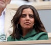 "J'habite toujours dans le 93"
Inès Reg (Inès Reghioua) dans les tribunes des Internationaux de France de tennis de Roland Garros  à Paris. © Jacovides-Moreau/Bestimage 