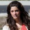 Ashley Greene sur le tournage de son prochain film The Apparition, en Californie, le 26 mars 2010