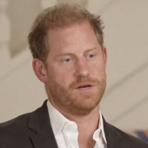 Harry n'en est pas revenu 
Le prince Harry, duc de Sussex et Meghan Markle, duchesse de Sussex, lors d'une interview pour l'émission CBS News Sunday Morning. Lors de ce programme, le couple princier a évoqué leurs enfants, Archie Harrison, 5 ans et Lilibet Diana, 3 ans et leur volonté de les protéger des dangers du web. 