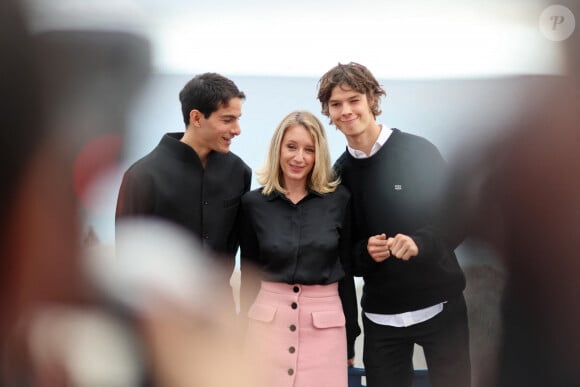 Sayyid El Alami, Ludivine Sagnier, Paul Kircher pour le film "Leurs enfants après eux" adapté du roman de Nicolas Mathieu (Prix Goncourt 2018) lors de la 6ème édition du festival Cinéroman à Nice le 30 septembre 2024. Ce festival est dédié aux films adaptés de romans. © Jacovides / Bebert / Bestimage 