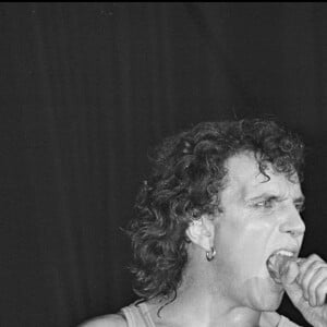 Bernard Lavilliers en concert au Palais des Sports en 1981.