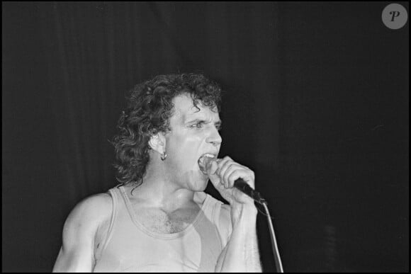 Bernard Lavilliers en concert au Palais des Sports en 1981.