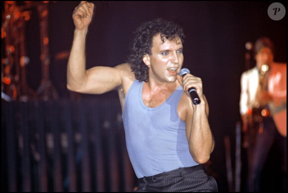 Bernard Lavilliers en concert en 1981.