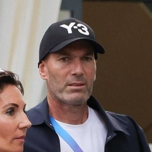 Zinedine Zidane et sa femme Véronique lors des Jeux Olympiques Paris 2024.