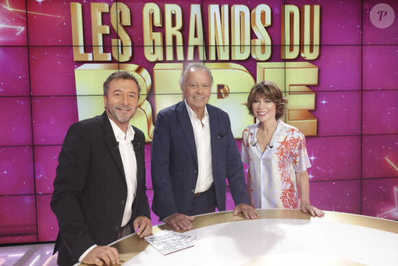 Exclusif - Karen Cheryl, Michel Leeb, Bernard Montiel - Enregistrement de l'émission "Les grands du rire", présentée par K.Chéryl et B.Montiel, diffusée le 12 octobre sur C8 © Jack Tribeca / Bestimage  Exclusive - No Web No Blog pour Belgique et Suisse 