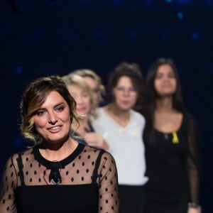 Exclusif - Laetitia Milot - Enregistrement de l'émission "La Boîte à secrets 3" à Paris, présentée par F.Bollaert, et qui sera diffusée le 7 février sur France 3. Le 22 janvier 2020 © Tiziano Da Silva / Bestimage 