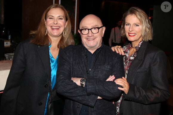 Carole Bouquet, Michel Blanc et Karin Viard lors de l'after party de l'avant premiere de 'Voyez comme on Danse' a L'Arc organise par Five Eyes Production, Paris, France le 08 Octobre 2018.