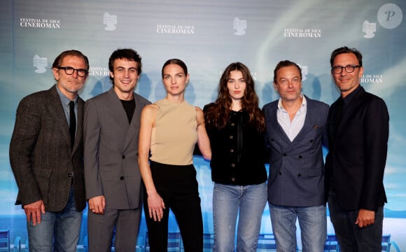 Matthieu Delaporte, Julien de Saint Jean, Adèle Simphal, Anamaria Vartolomei, Patrick Mille, Alexandre de la Patellière pour le film "Le Comte de Monte Cristo" - Arrivées de la soirée de clôture de la 6ème édition du festival Cinéroman à Nice, France, le 5 octobre 2024. © Bebert-Jacovides/Bestimage 